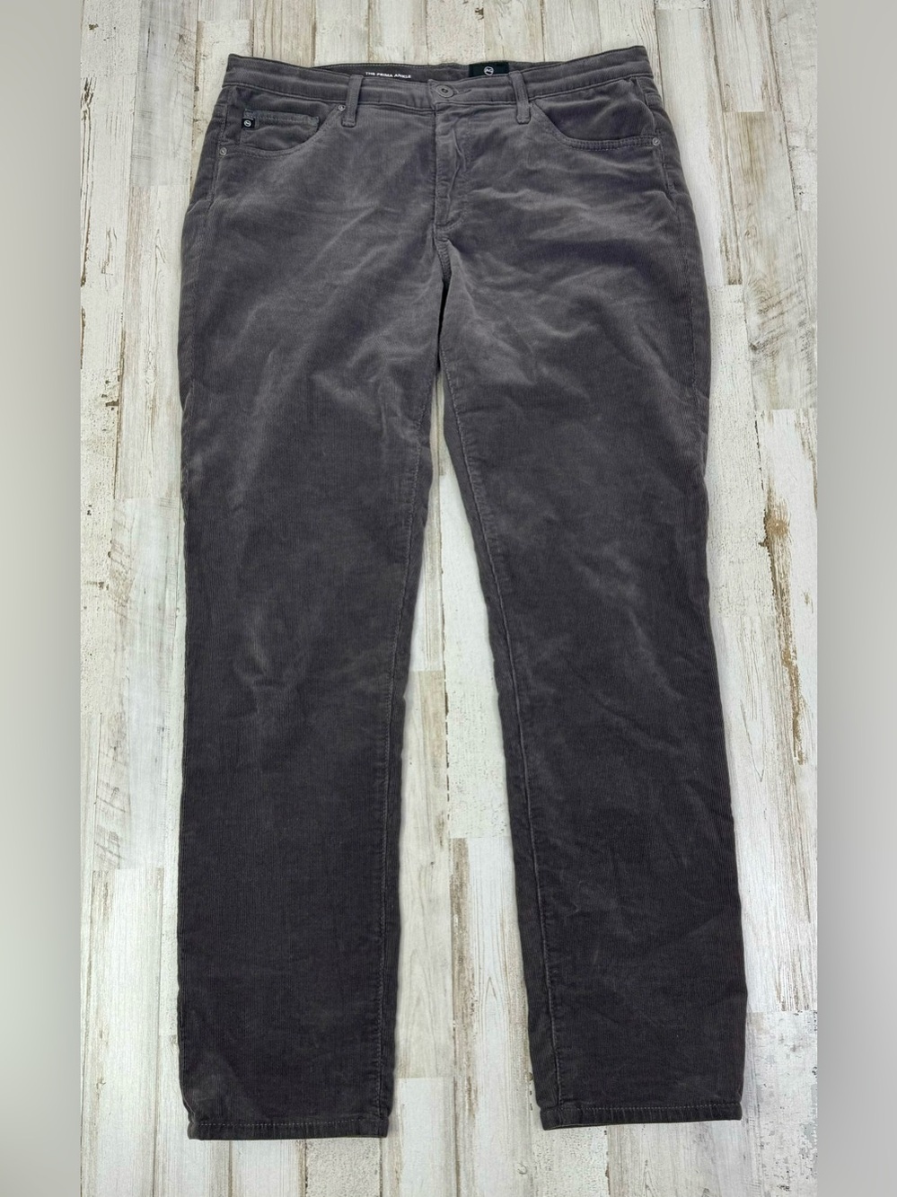 AG Adriano Goldschmied Jeans Womens 30R Brown The Prima Ankle Cigarette Ankle - Picture 1 of 12